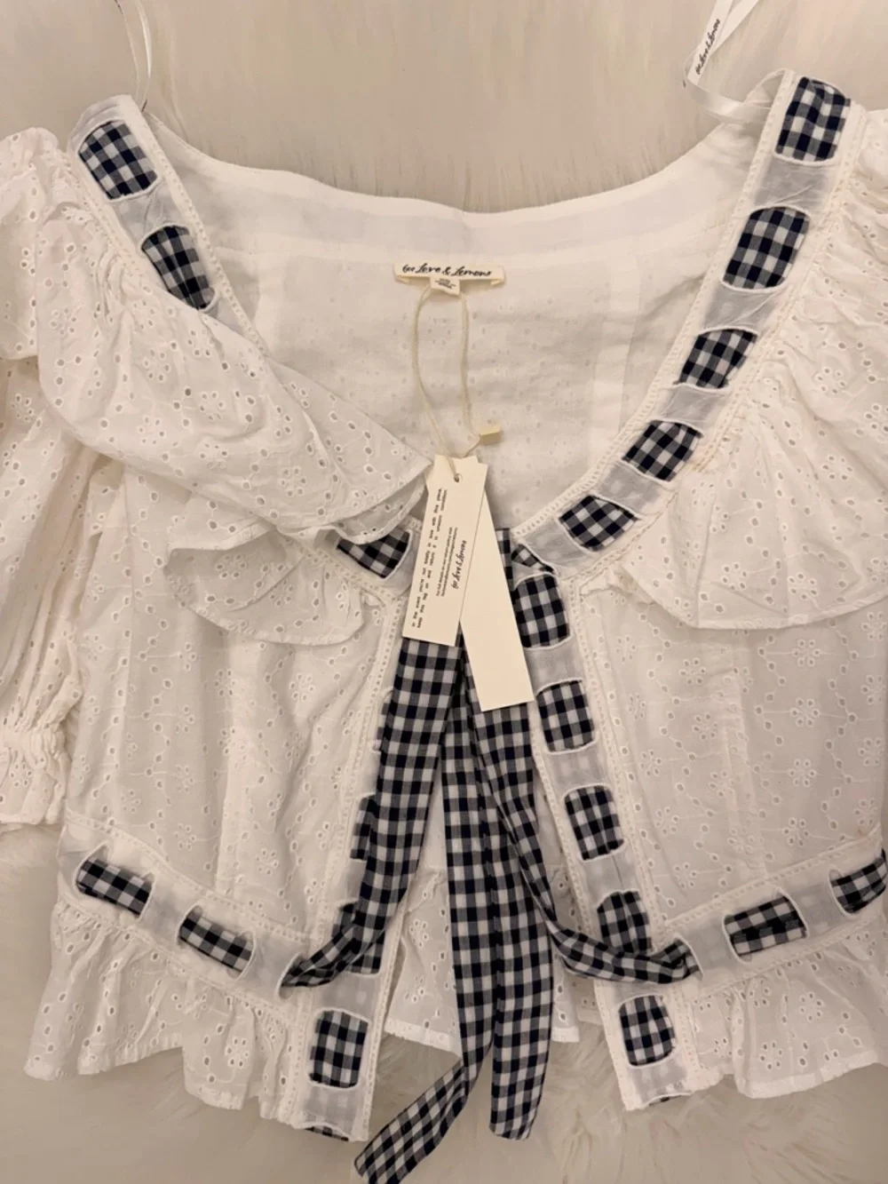 For love & lemons ruby ribbon top - Picture 4 of 5